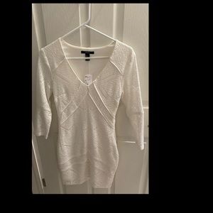 Forever 21 white bodycon dress